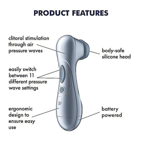 Pro 2 Battery Series By Satisfyer - Clit Ticklers and Pulsators