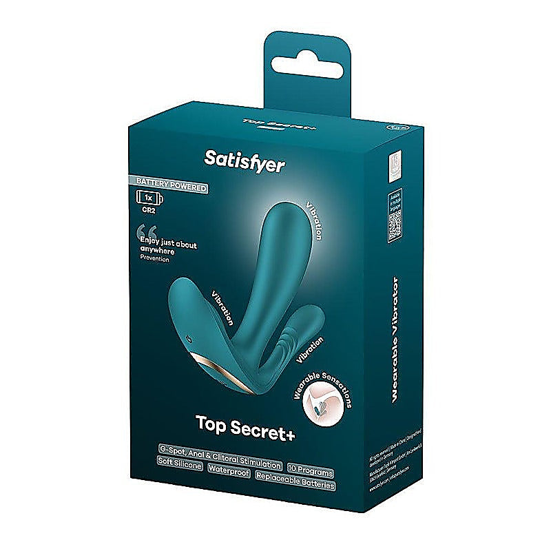 Top Secret + Battery Series Wearable Vibrator By Satisfyer - G-Spot Vibrators