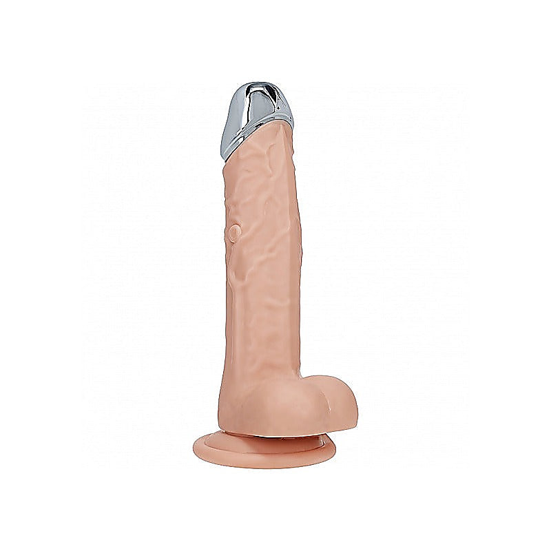 Realrock Metal Head 7 Inch Vibrating Dildo By Shots Toys - Vibrating Dildos