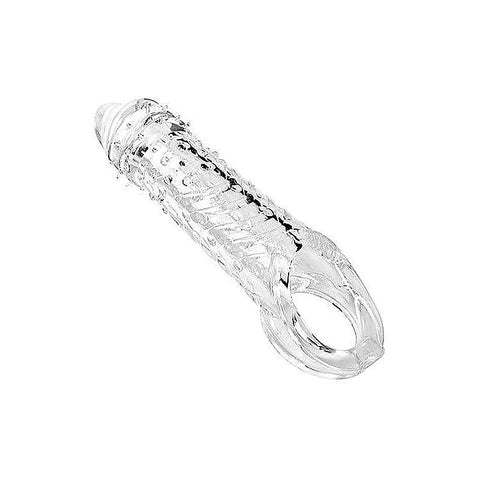 Adams Crystal Penis Extender Sleeve By Adam & Eve - Penis Sleeves and Extenders