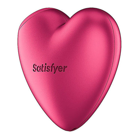 Cutie Heart Air Pulse Clit Vibe By Satisfyer - Clit Ticklers and Pulsators