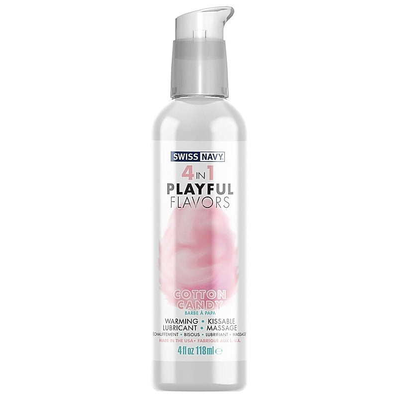 Swiss Navy Playful 4 In 1 Cotton Candy Lubricant - Lubricants and Lotions