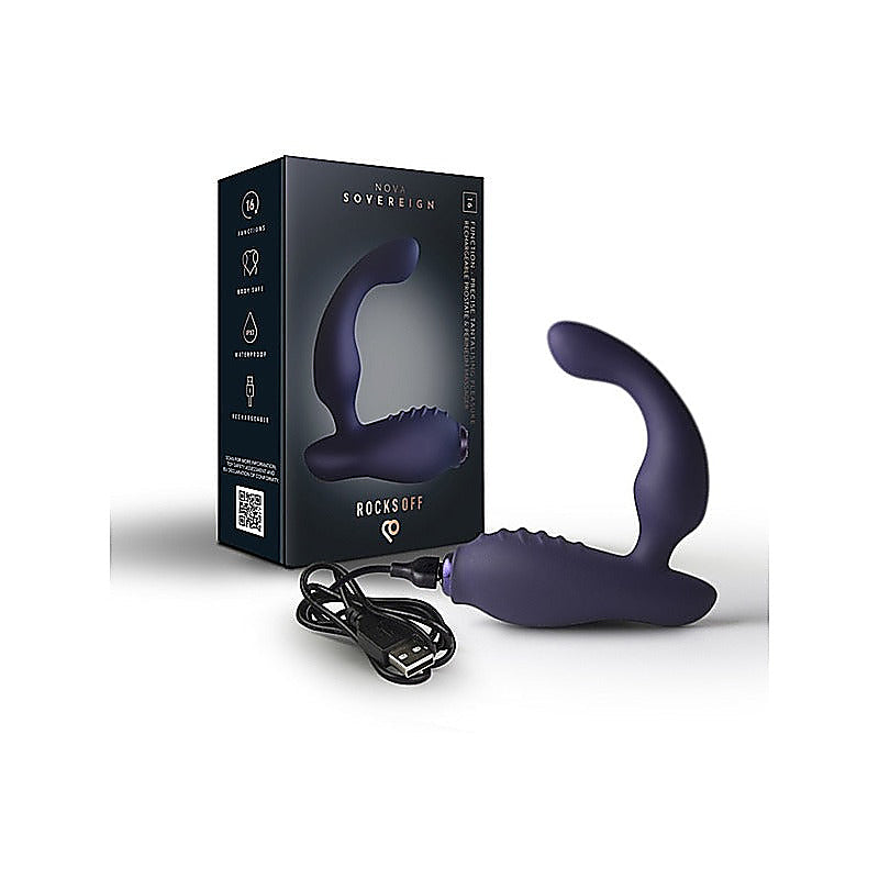 Nova Sovereign Rechargeable Prostate Vibrator By Rocks Off - Prostate Toys