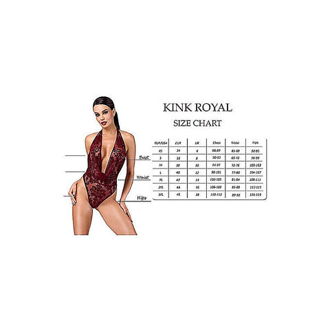 Kink Royal Sexy Womens Gown Red By Noir Handmade - Kimono's and Gowns