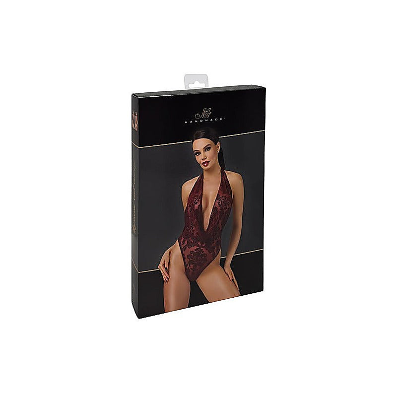 Kink Royal Draped Plunge Womens Bodysuit By Noir Handmade - Teddies and Bodysuits