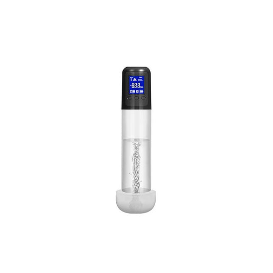 Shots Toys Smart Rechargeable LCD Penis Pump With Sleeve