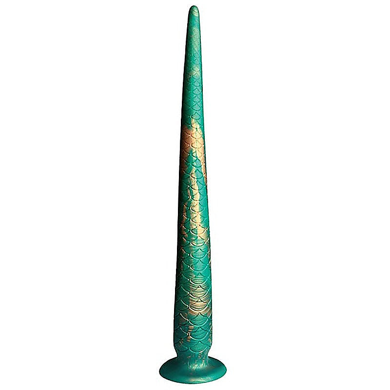 Verdant Titan 18.5 Inch Monster Silicone Dildo By Baile - Realistic Dildos