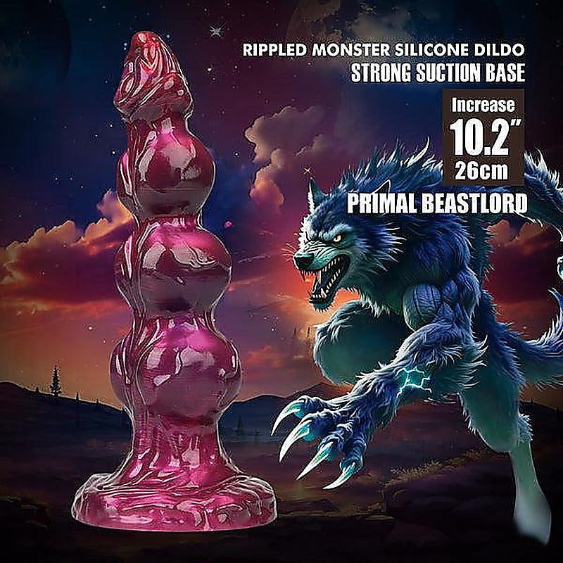 Primal Beastlord 10.2 Inch Textured Creature Cock By Baile - Realistic Dildos