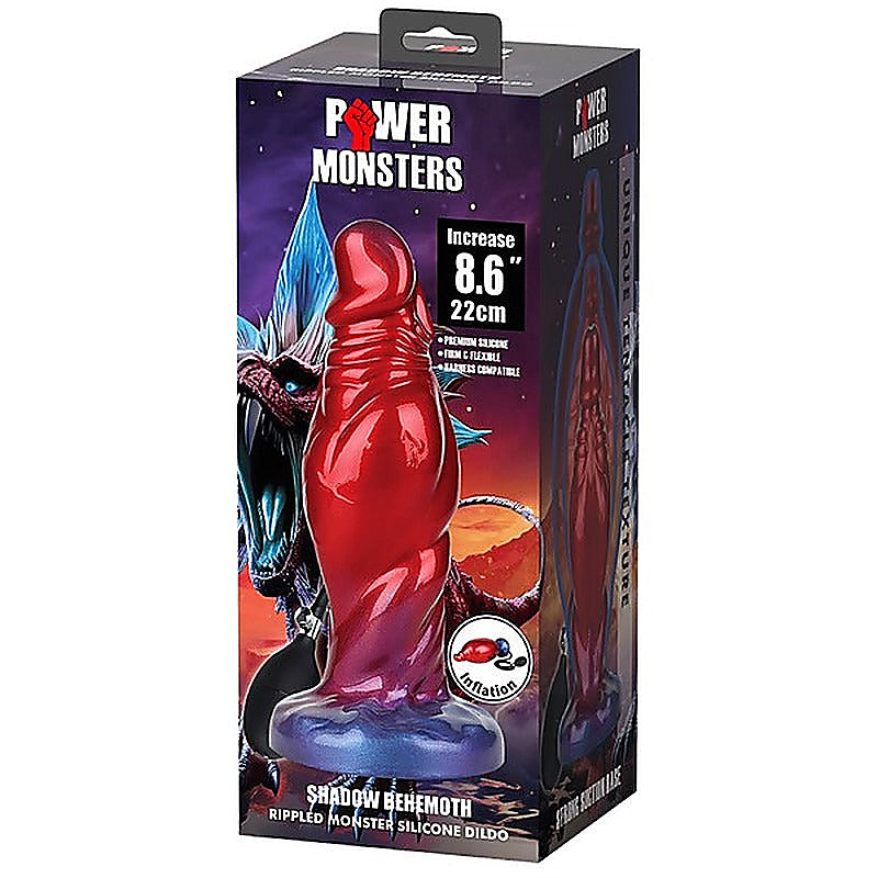 Shadow Behemoth 8.6 Inch Inflatable Monster Dildo By Baile - Realistic Dildos