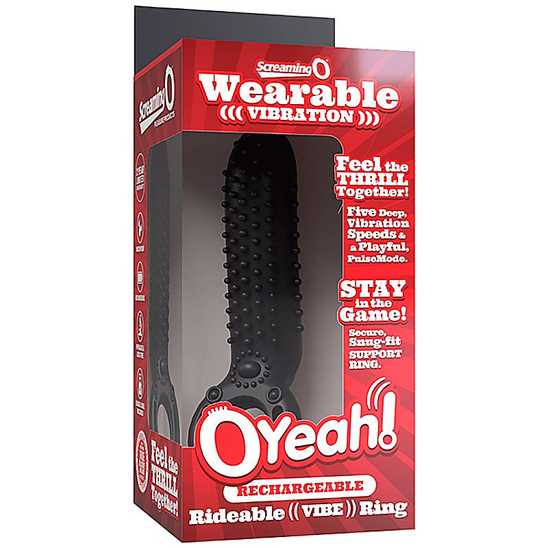 Oyeah Rechargeable Rideable Vibrating Cock Ring - Vibrating Cock Rings