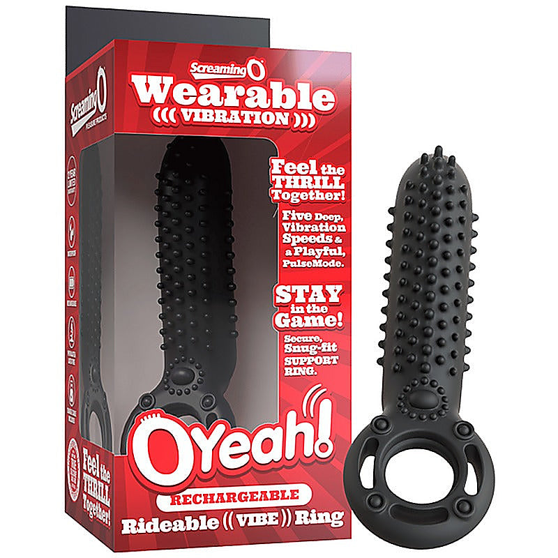 Oyeah Rechargeable Rideable Vibrating Cock Ring - Vibrating Cock Rings