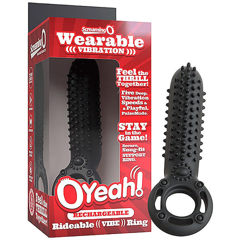 Oyeah Rechargeable Rideable Vibrating Cock Ring - Vibrating Cock Rings