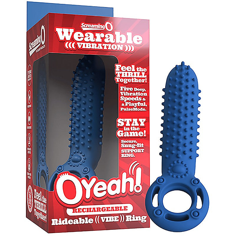 Oyeah Rechargeable Rideable Vibrating Cock Ring - Vibrating Cock Rings