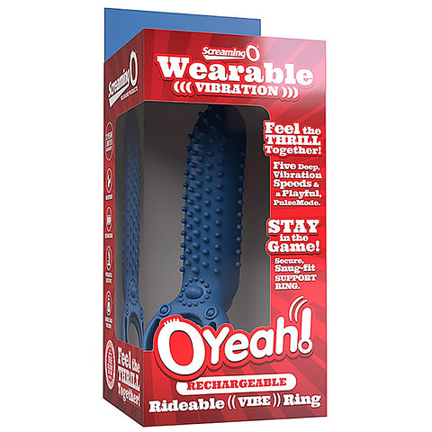 Oyeah Rechargeable Rideable Vibrating Cock Ring - Vibrating Cock Rings