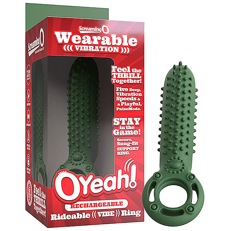 Oyeah Rechargeable Rideable Vibrating Cock Ring - Vibrating Cock Rings