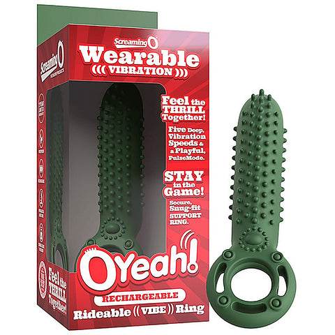 Oyeah Rechargeable Rideable Vibrating Cock Ring - Vibrating Cock Rings