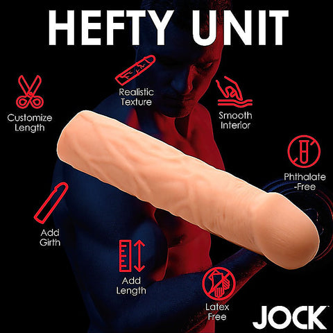Jock Extra Long 3 Inch Penis Extension Sleeve By Curve Toys - Penis Sleeves and Extenders