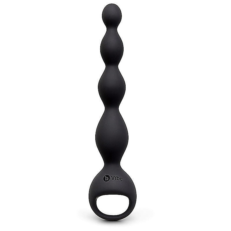 6.5 Inch Vibing Tapered Silicone Anal Beads By B-Vibe - Anal Beads and Balls