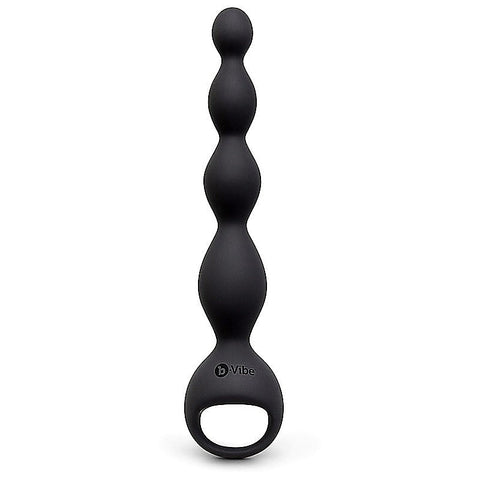 6.5 Inch Vibing Tapered Silicone Anal Beads By B-Vibe - Anal Beads and Balls