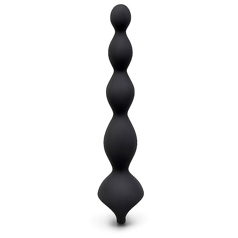 6.5 Inch Vibing Tapered Silicone Anal Beads By B-Vibe - Anal Beads and Balls