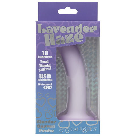Lavender Haze Slender Curved Anal Probe - Non-Realistic Dildos