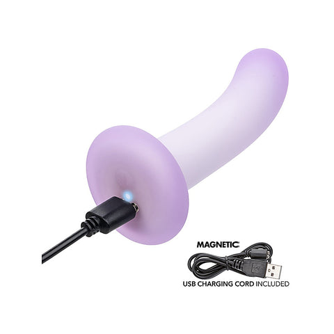 Lavender Haze Slender Curved Anal Probe - Non-Realistic Dildos
