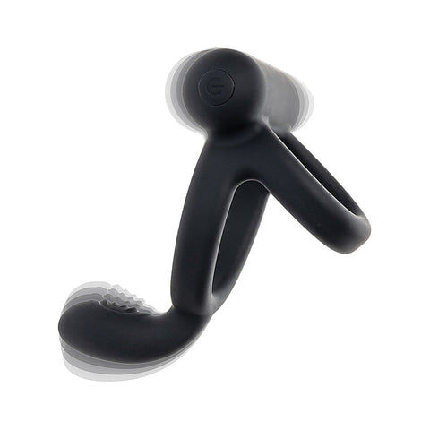 Closer Intimate Rechargeable Caress Penis Ring - Vibrating Cock Rings