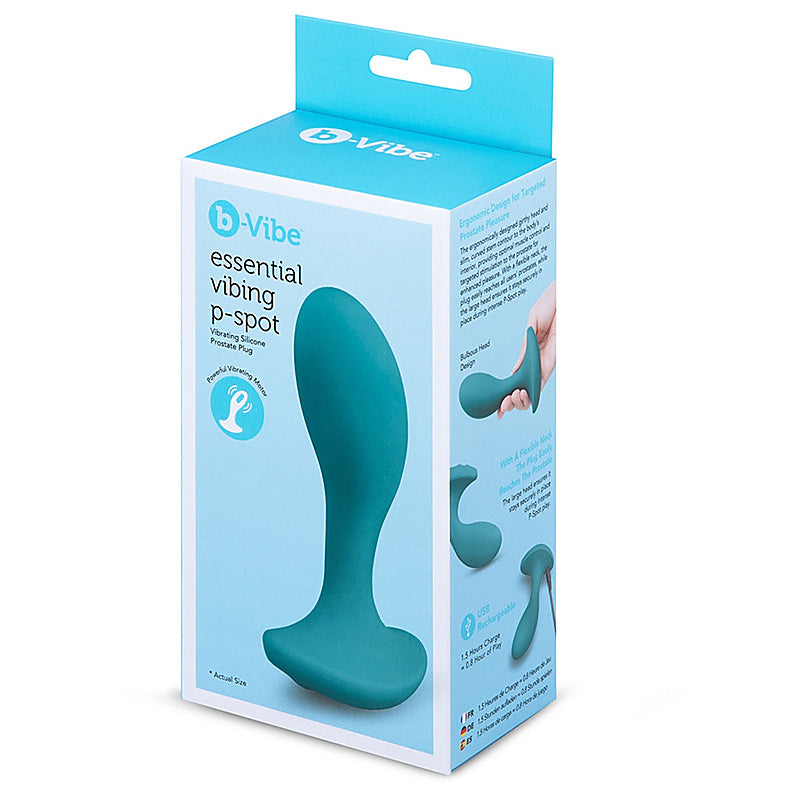 Essential Vibing P-Spot Silicone Plug By B-Vibe - Prostate Toys