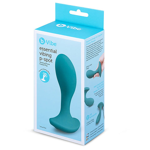 Essential Vibing P-Spot Silicone Plug By B-Vibe - Prostate Toys