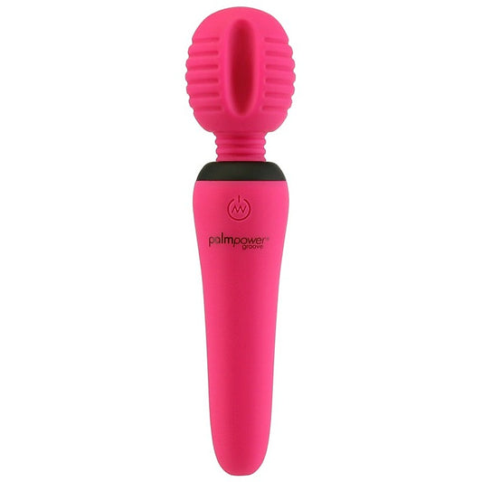 BMS Factory Palm Power Groove Mini Wand Fuchsia