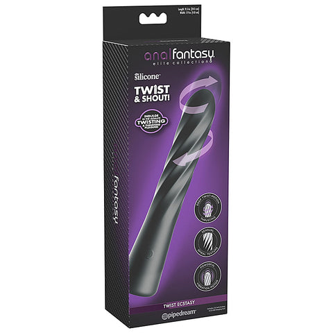 Anal Fantasy Elite Twist Ecstasy Anal Vibrator - Anal Vibrators