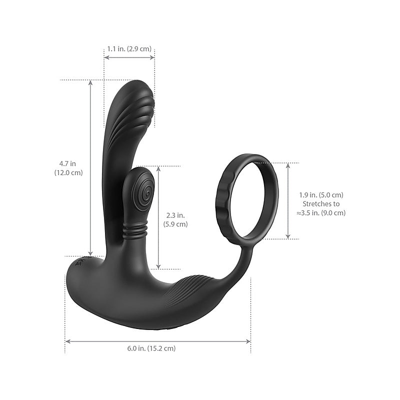 Anal Fantasy Elite Ass-Gasm Intimotion P Spot Vibe - Prostate Toys