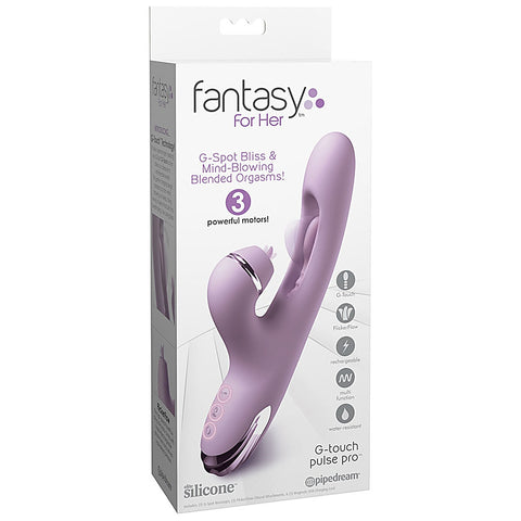 Fantasy For Her G-Touch Pulse Pro Rabbit - Rabbit Vibrators