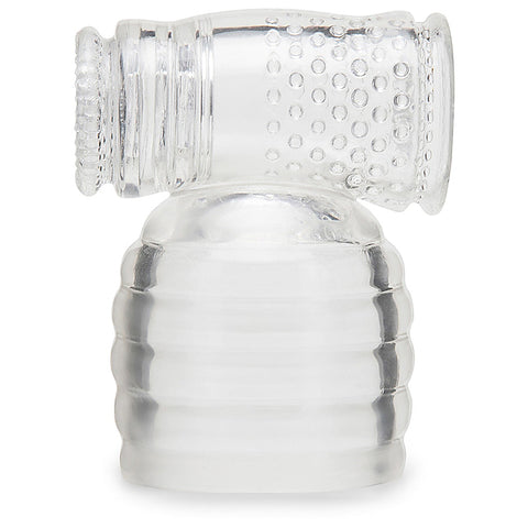 Clear Male Masturbator Wand Attachment By Le Wand - Masturbators and Strokers