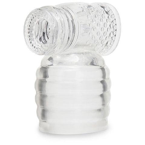 Clear Male Masturbator Wand Attachment By Le Wand - Masturbators and Strokers