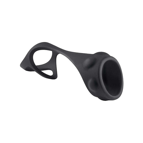 Enhancer Textured Cock Strap And Ball Stretcher By Nasstoys - Ball Stretchers and Crushers