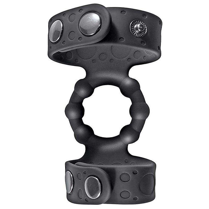 Magic Beaded Cock Ring And Adjustable Ball Straps - Ball Stretchers and Crushers