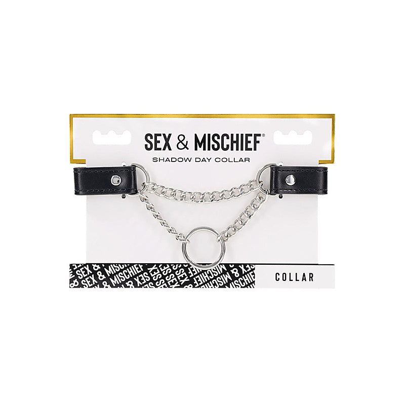 Shadow Day Bondage Collar By Sportsheets - Collars and Leads