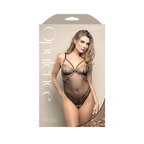 OPULENCE Crotchless Teddy SM by Fantasy Lingerie - Teddies and Bodysuits