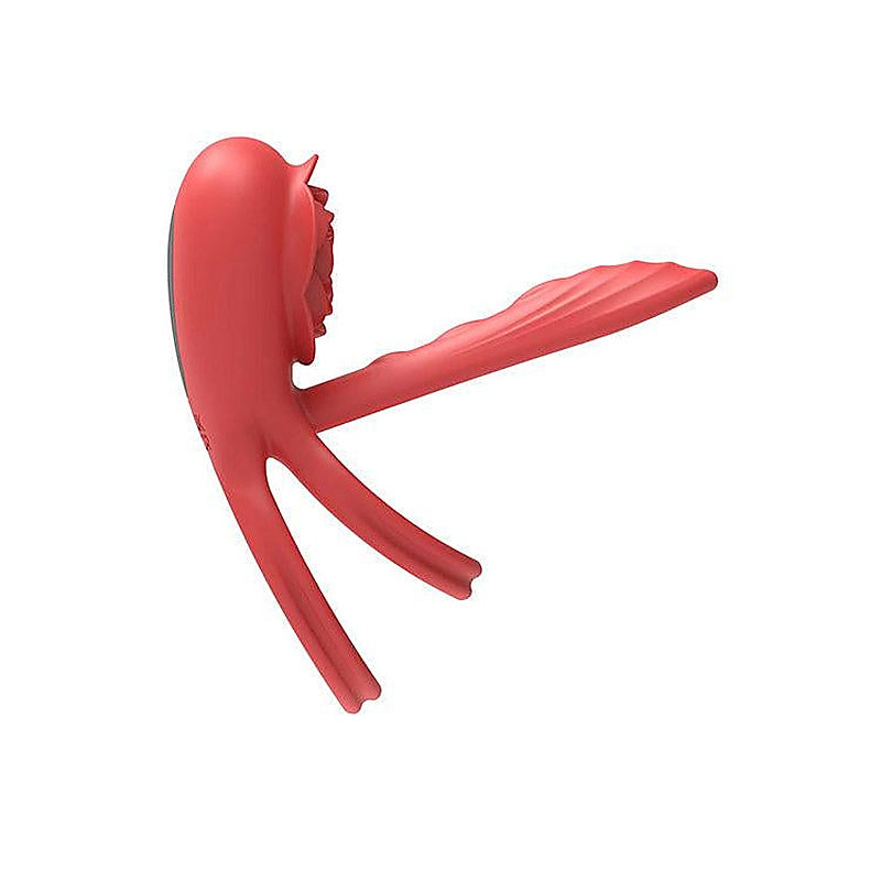 Vibrating Rose Girth Enhancer By Adam & Eve - Vibrating Cock Rings