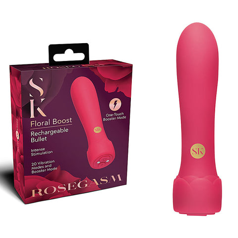 Secret Kisses Rosegasm Floral Boost Bullet By Xgen Products - Bullet Vibrators