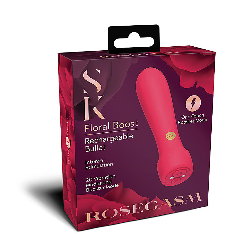 Secret Kisses Rosegasm Floral Boost Bullet By Xgen Products - Bullet Vibrators