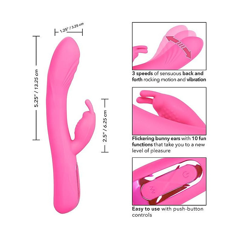 CalExotics Jack Rabbit Elite Rocking Rabbit Vibrator - Rabbit Vibrators