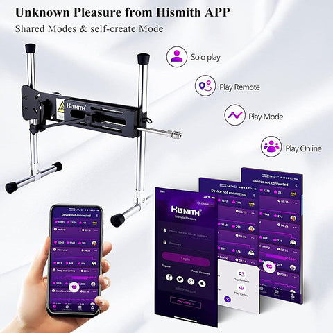 4.0 App Control Mains Powered Sex Machine by Hismith - Sex Machines
