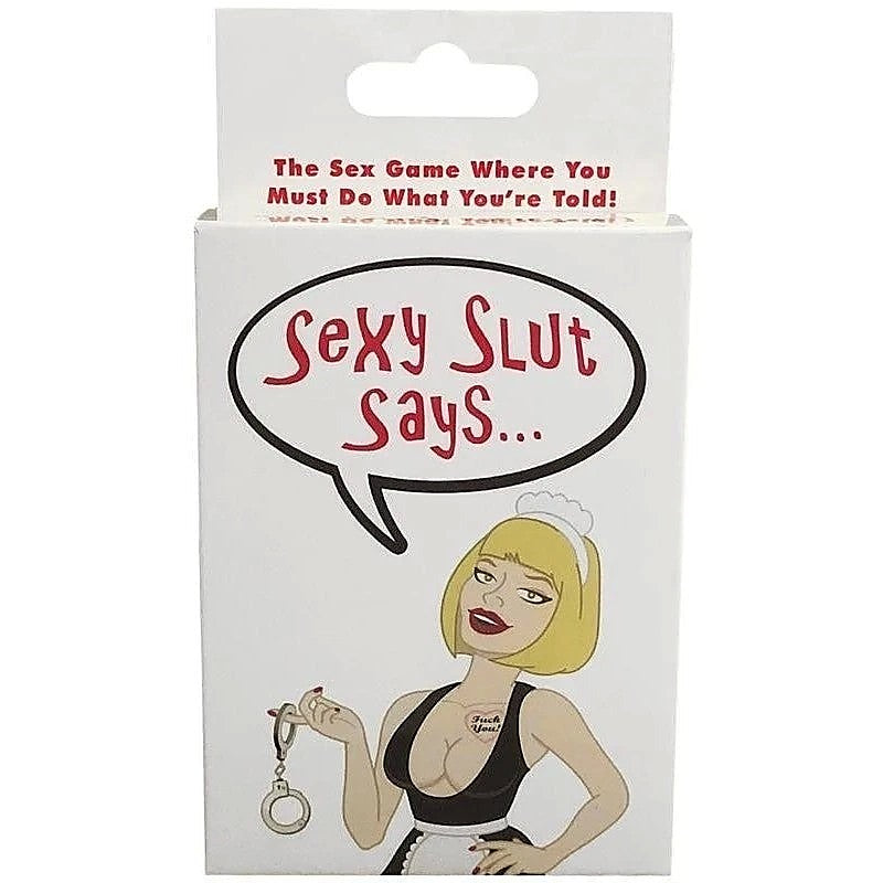 Sexy Slut Says Adult Card Game By Kheper Games - Sex Games, Coupons and Tricks