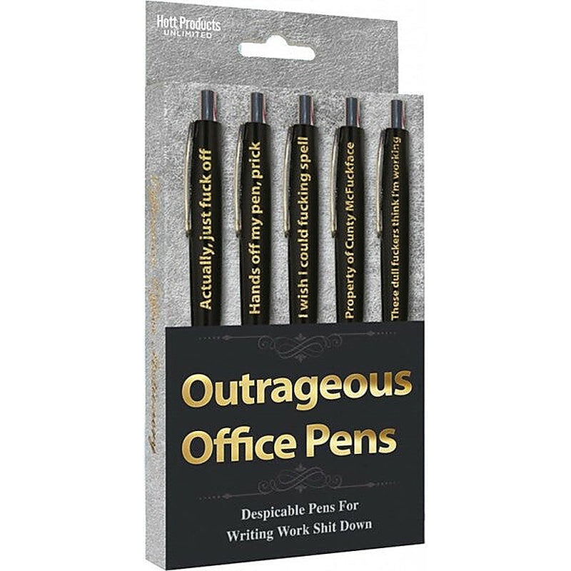 Outrageous Office Pens Party Gift by Hott Products - Party Gifts and Novelties