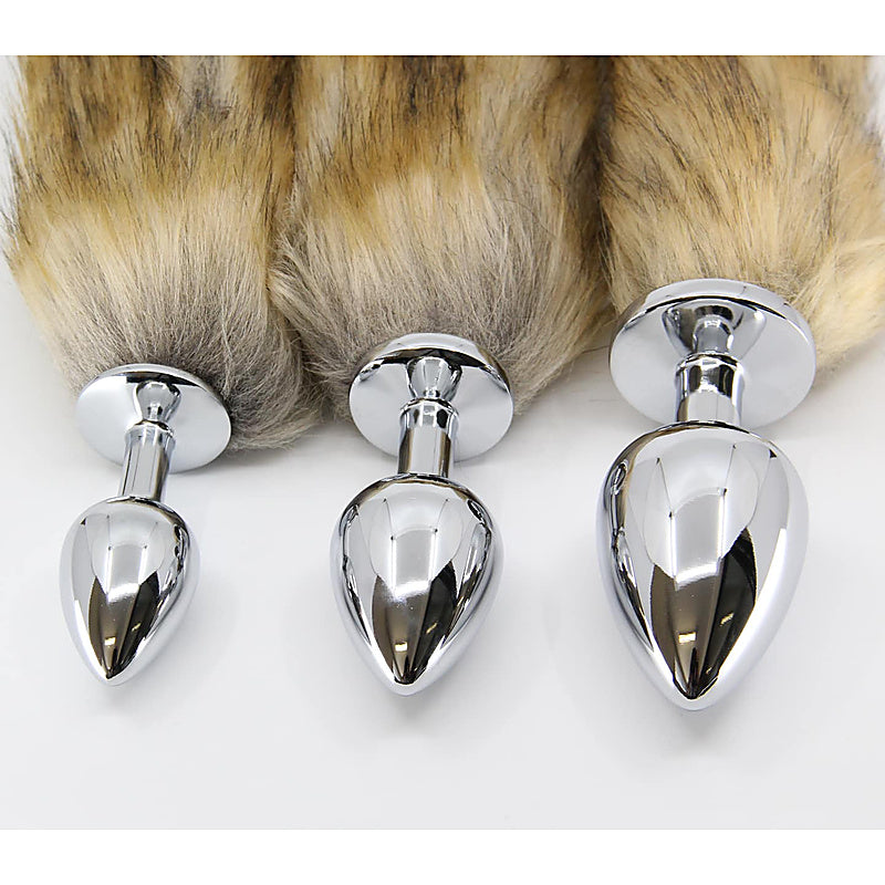 Fox Tail Aluminium Alloy Butt Plug Small - Butt Plugs