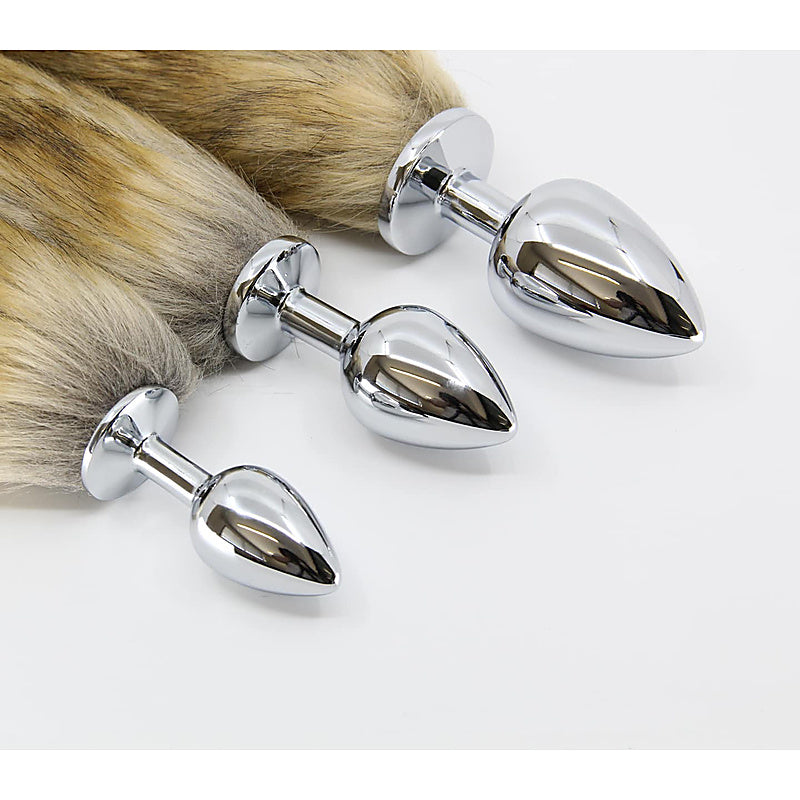 Fox Tail Aluminium Alloy Butt Plug Small - Butt Plugs