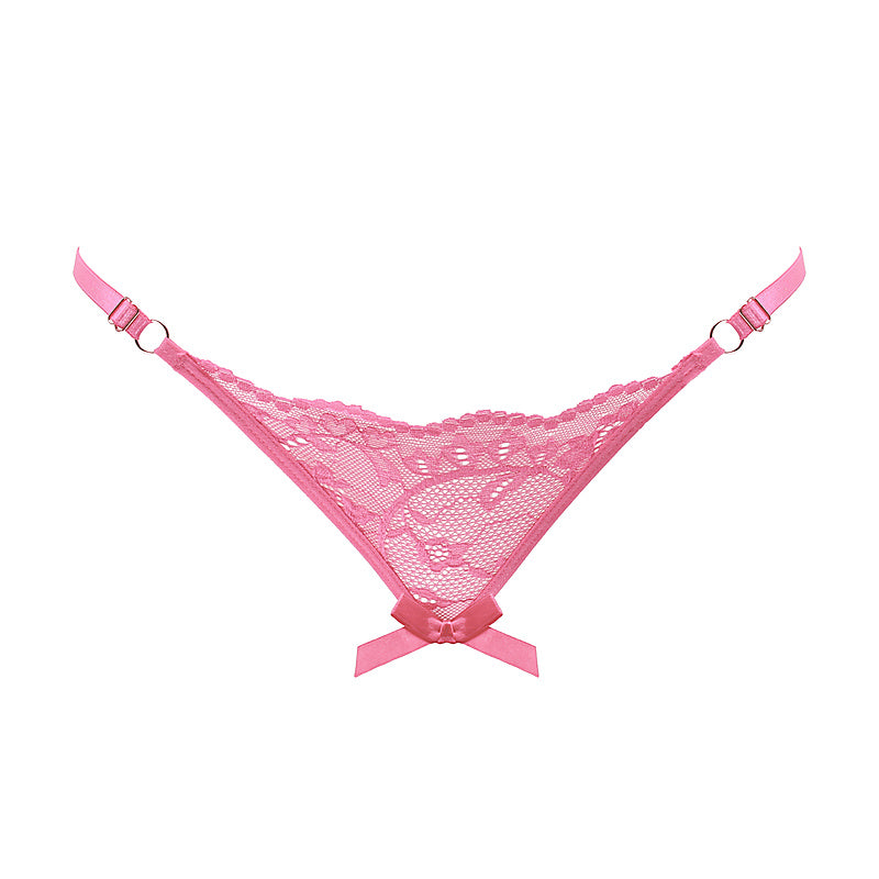 Womens Sexy Crotchless Panties One Size by Love In Leather - G-Strings, Panties and Shorts