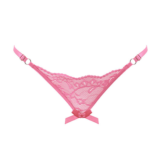 Womens Sexy Crotchless Panties One Size By Love In Leather - G-Strings, Panties and Shorts